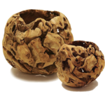 8"D WOOD POT