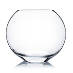 6"h x 7" x 3.5" open SMALL MOON VASE