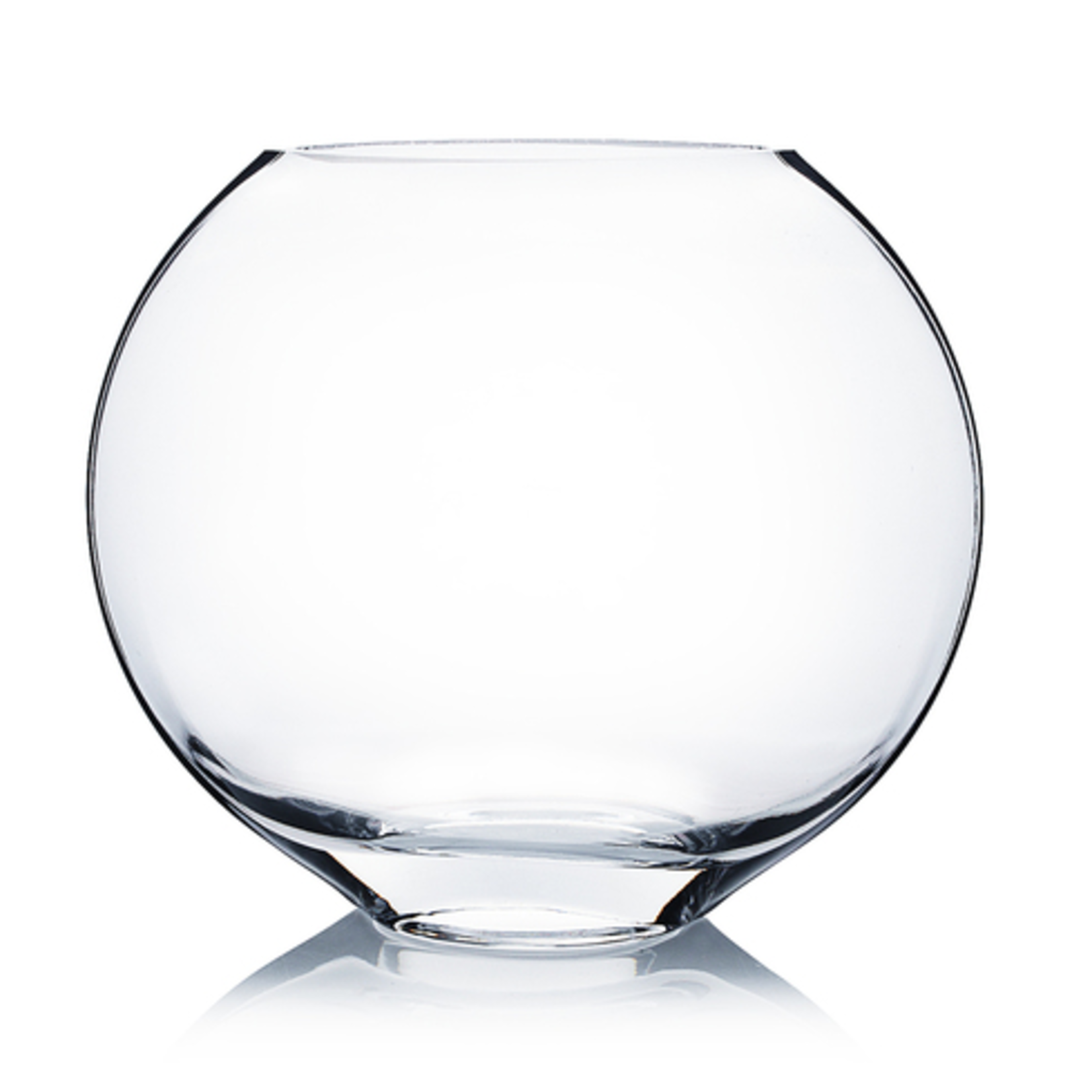 6"h x 7" x 3.5" open SMALL MOON VASE