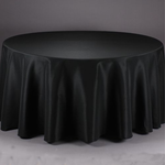120’’ BLACK ROUND POLYESTER TABLECLOTH nd