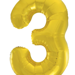 30% off was $1 now $0.70 each. GOLD 16” FOIL BALLOON “3”