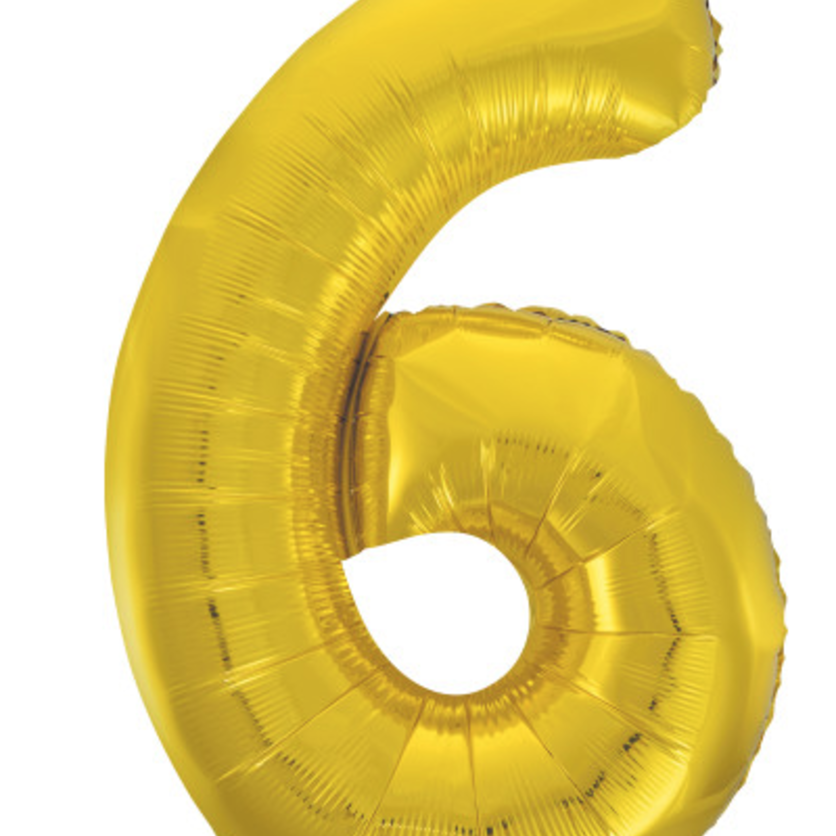 GOLD 16” FOIL BALLOON “6”