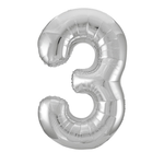 30% off was $1 now $0.70 each. SILVER 16” FOIL BALLOON “3”