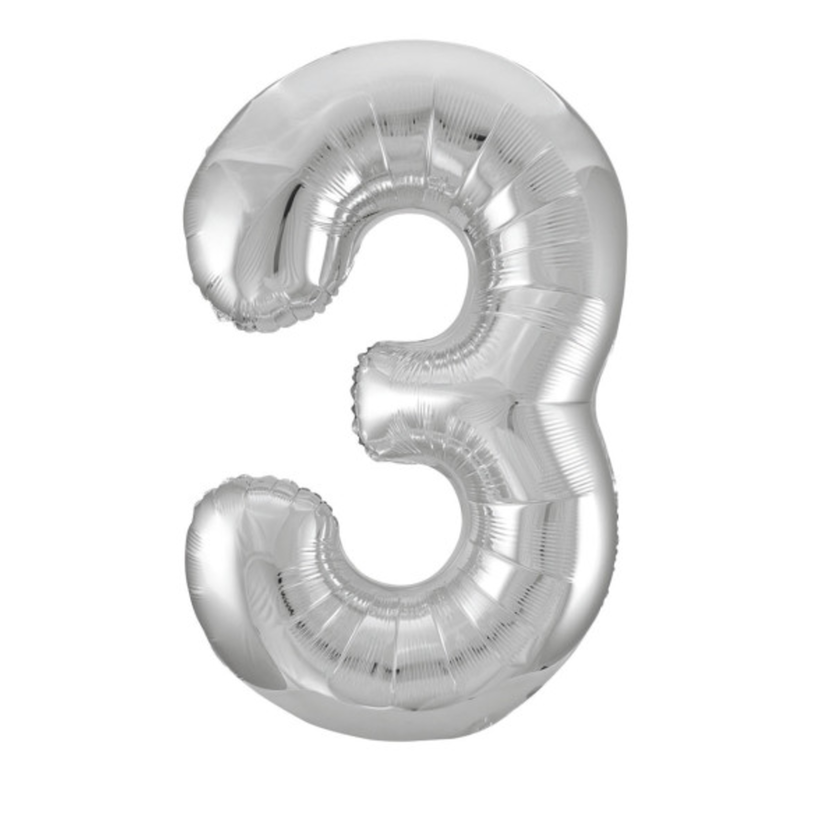 30% off was $1 now $0.70 each. SILVER 16” FOIL BALLOON “3”
