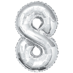 30% off was $1 now $0.70 each. SILVER 16” FOIL BALLOON “8”