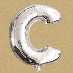 30% off was $1 now $0.70 each. 16" FOIL BALLOON “C” SILVER, 1 PC/PACK