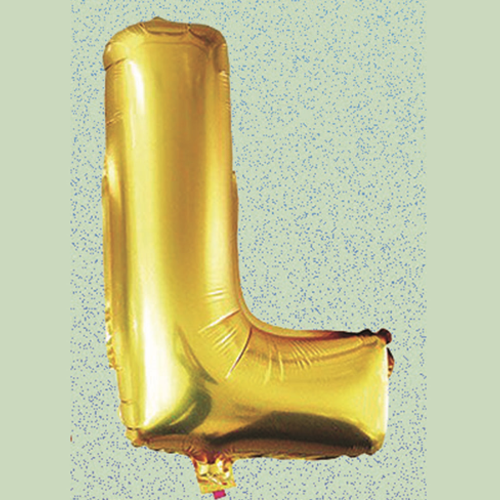 16" FOIL BALLOON “L” GOLD, 1 PC/PACK