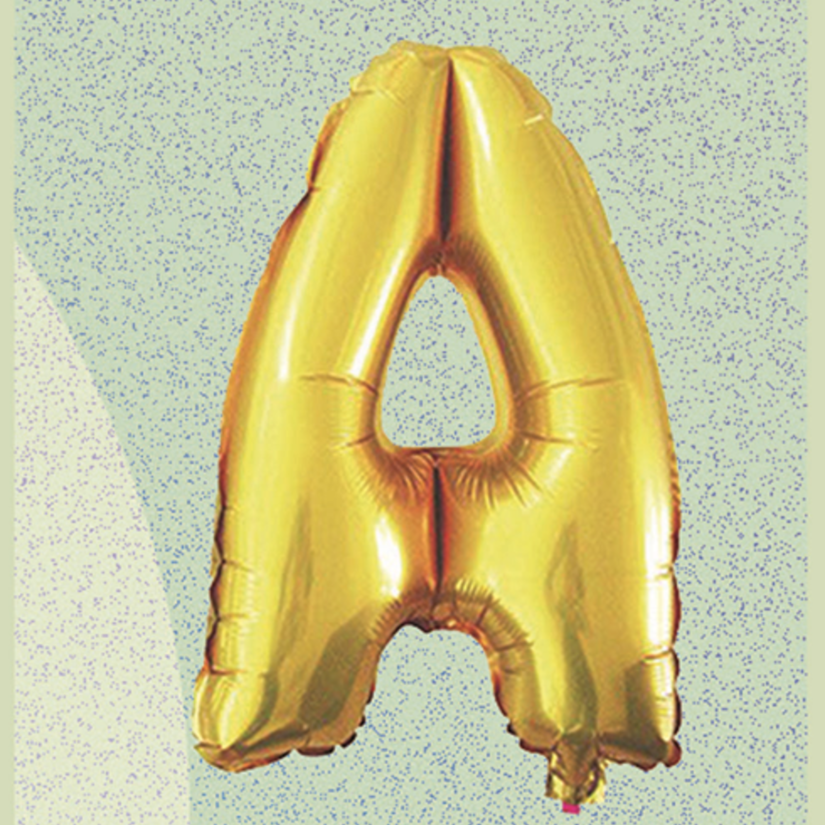 32" GOLD FOIL BALLOON “A“ GOLD reg $2.99