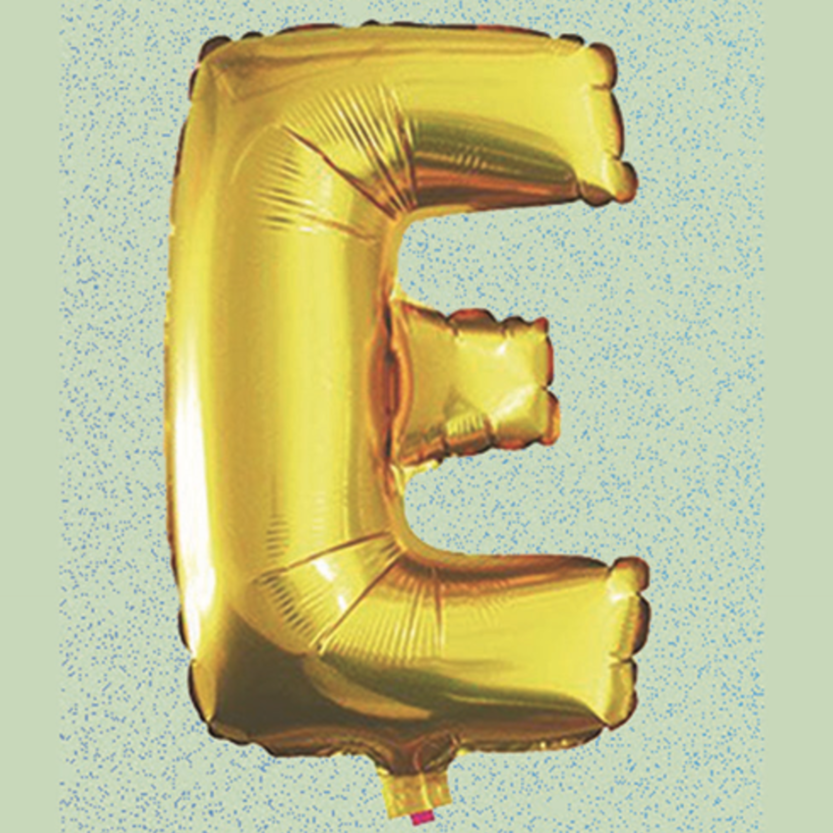 32" GOLD  FOIL BALLOON “E“ reg $2.99