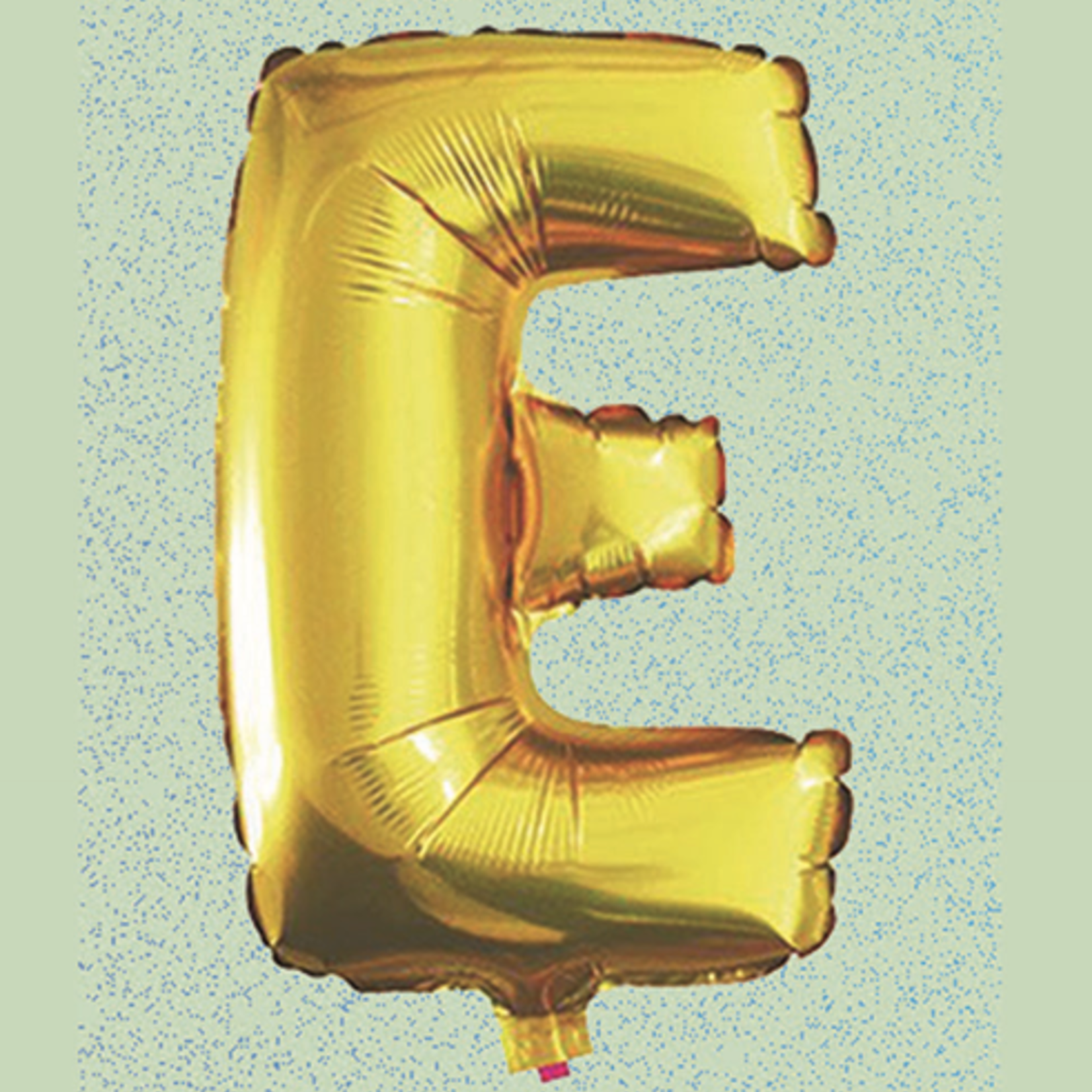 32" GOLD  FOIL BALLOON “E“