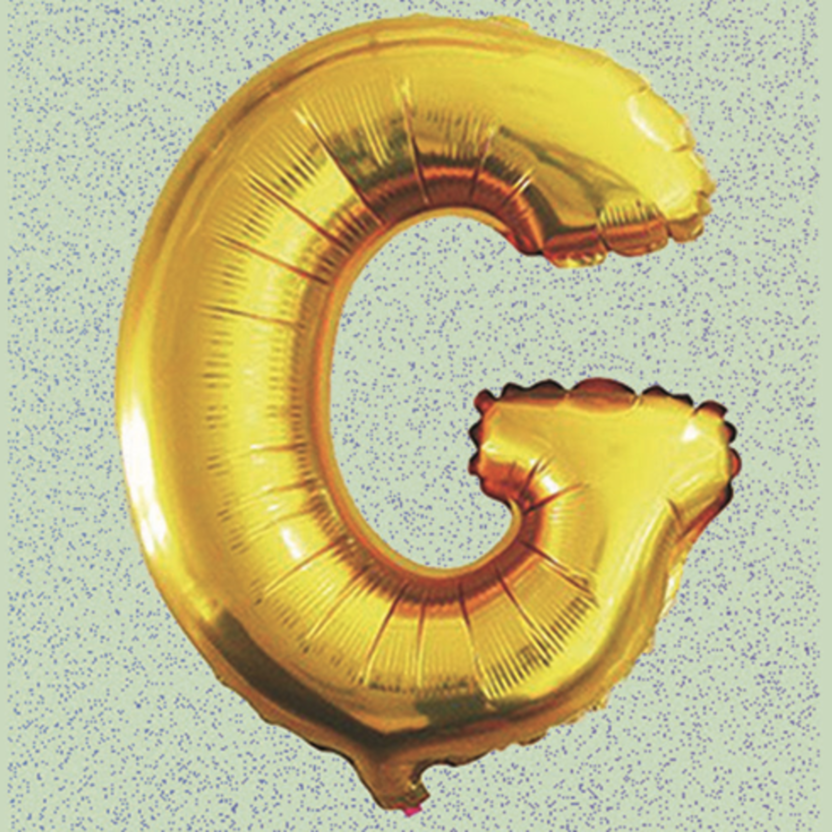 32" GOLD FOIL BALLOON “G“ reg $2.99