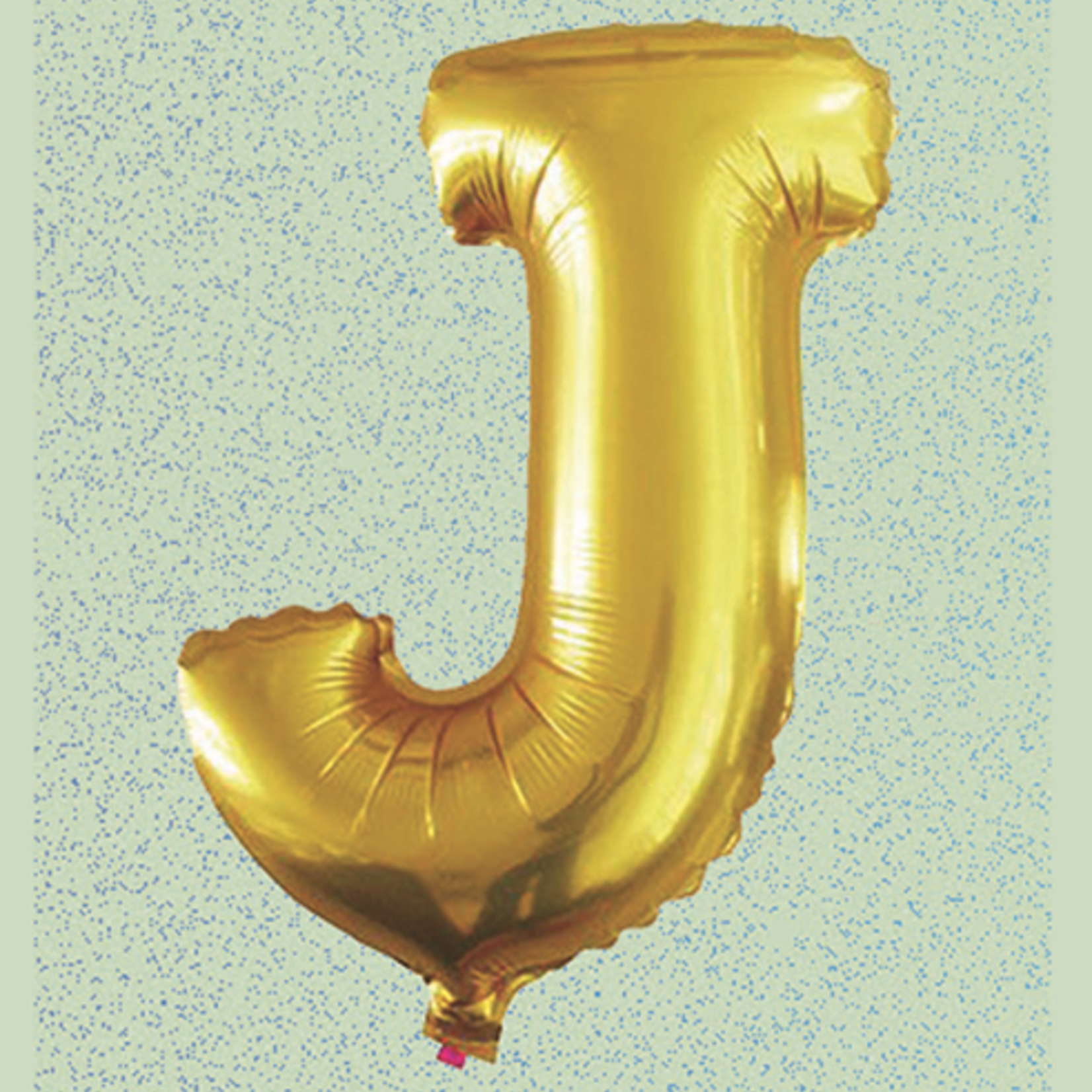 32" GOLD  FOIL BALLOON “J“ reg $2.99