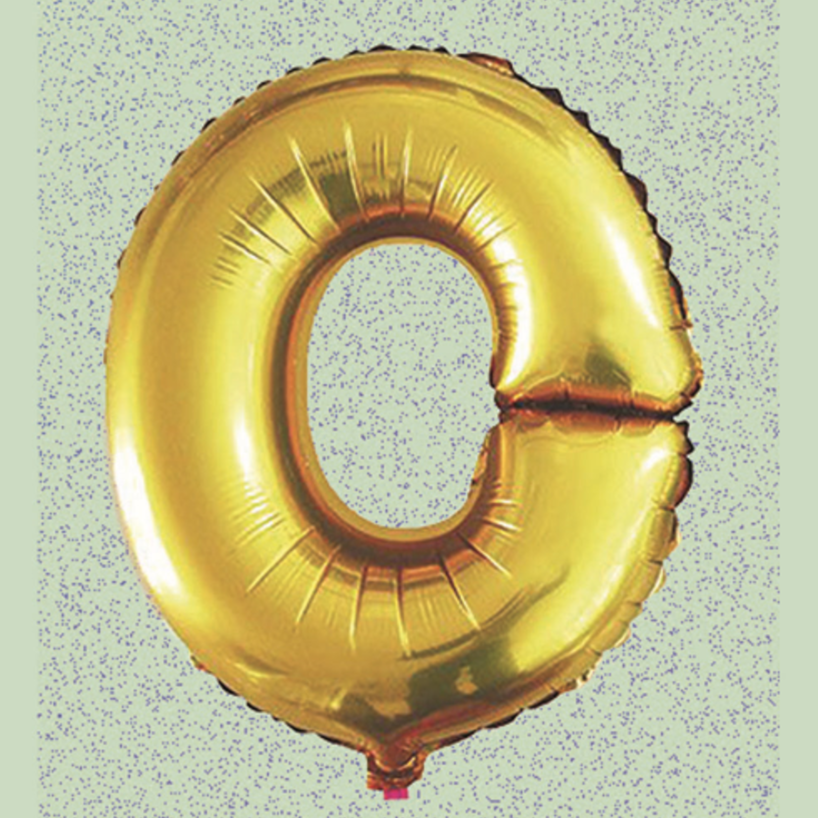32" GOLD FOIL BALLOON “O“ reg $2.99