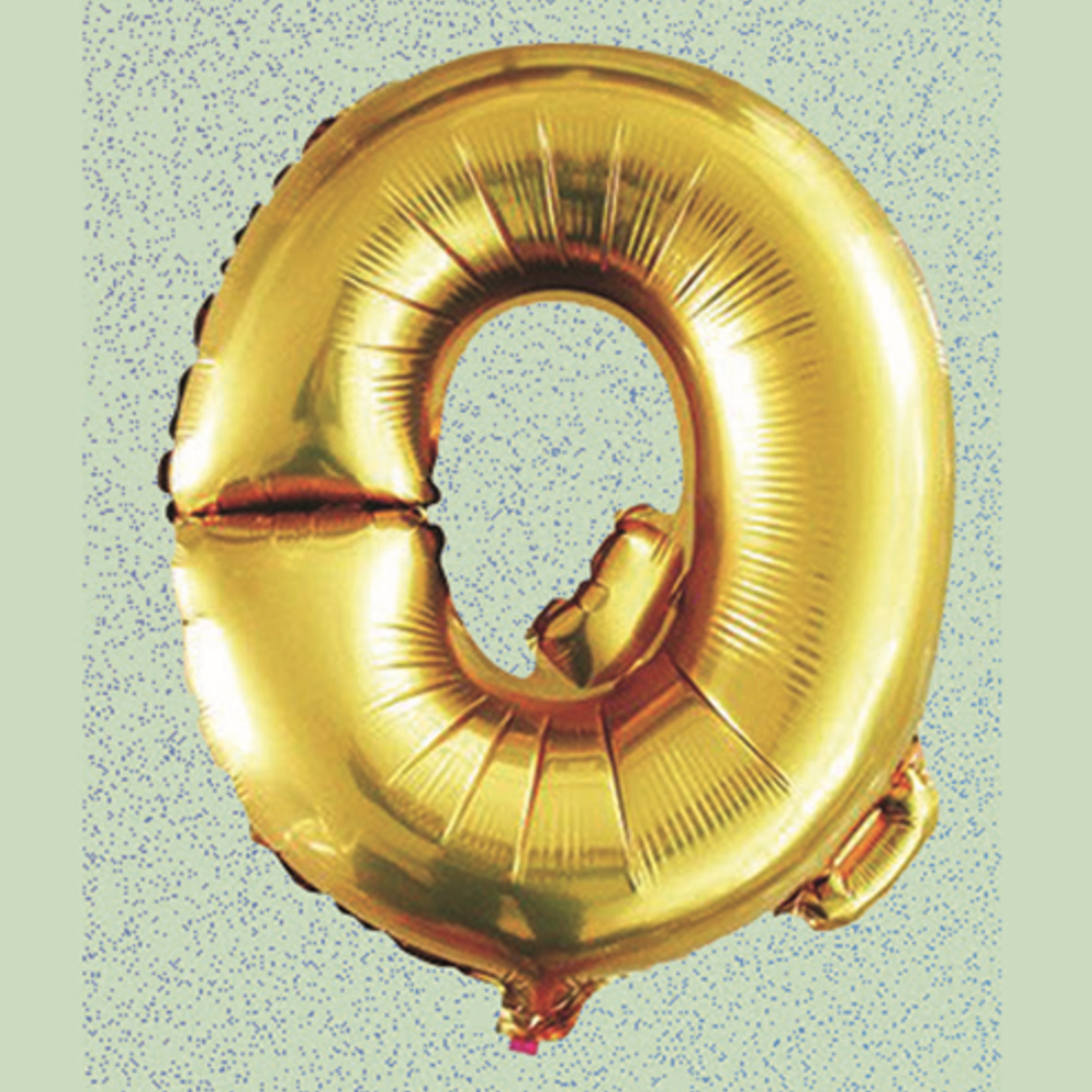 32" GOLD FOIL BALLOON “Q“ reg $2.99