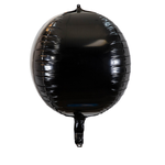 24’’ BLACK SPHERE “ORB” FOIL BALLOON