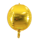 24” GOLD SPHERE “ORB” FOIL BALLOON-GOLD