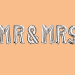 32’’  “MR & MRS” FOIL BALLOON, 1 SET