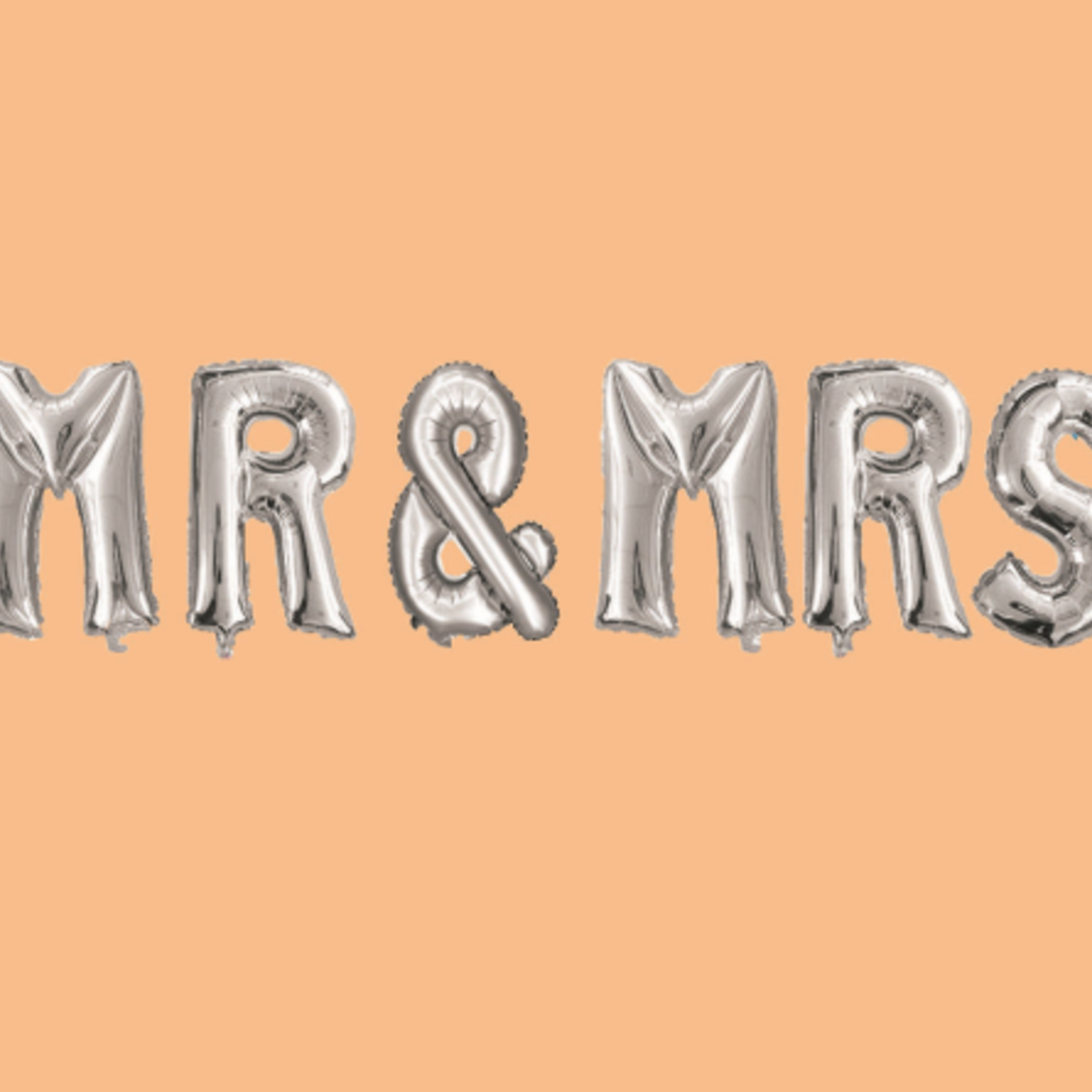 32’’  “MR & MRS” FOIL BALLOON, 1 SETn reg $5.99