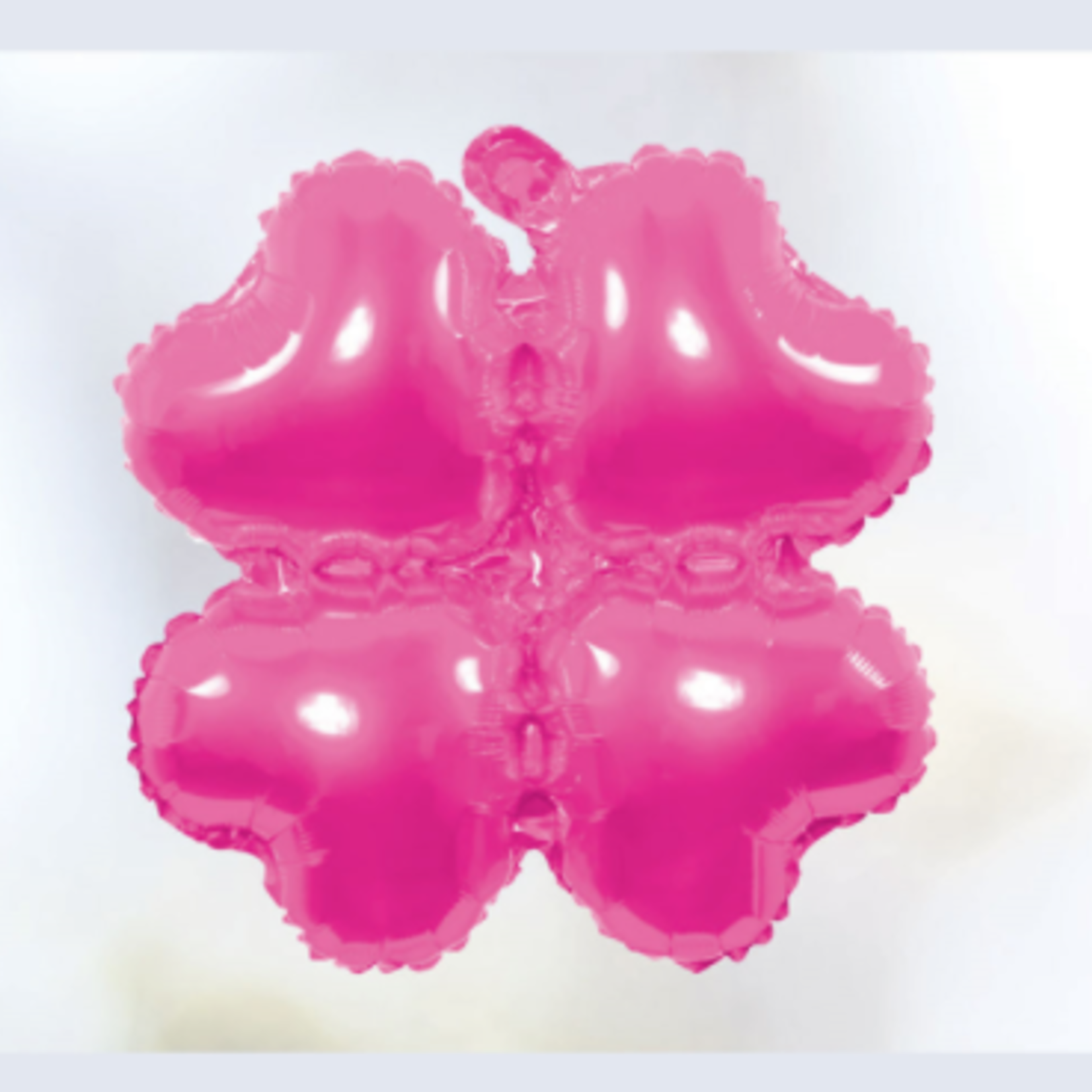 18’’ PINK CLOVER SHAPE BALLOONS, 25PCS reg $7.99