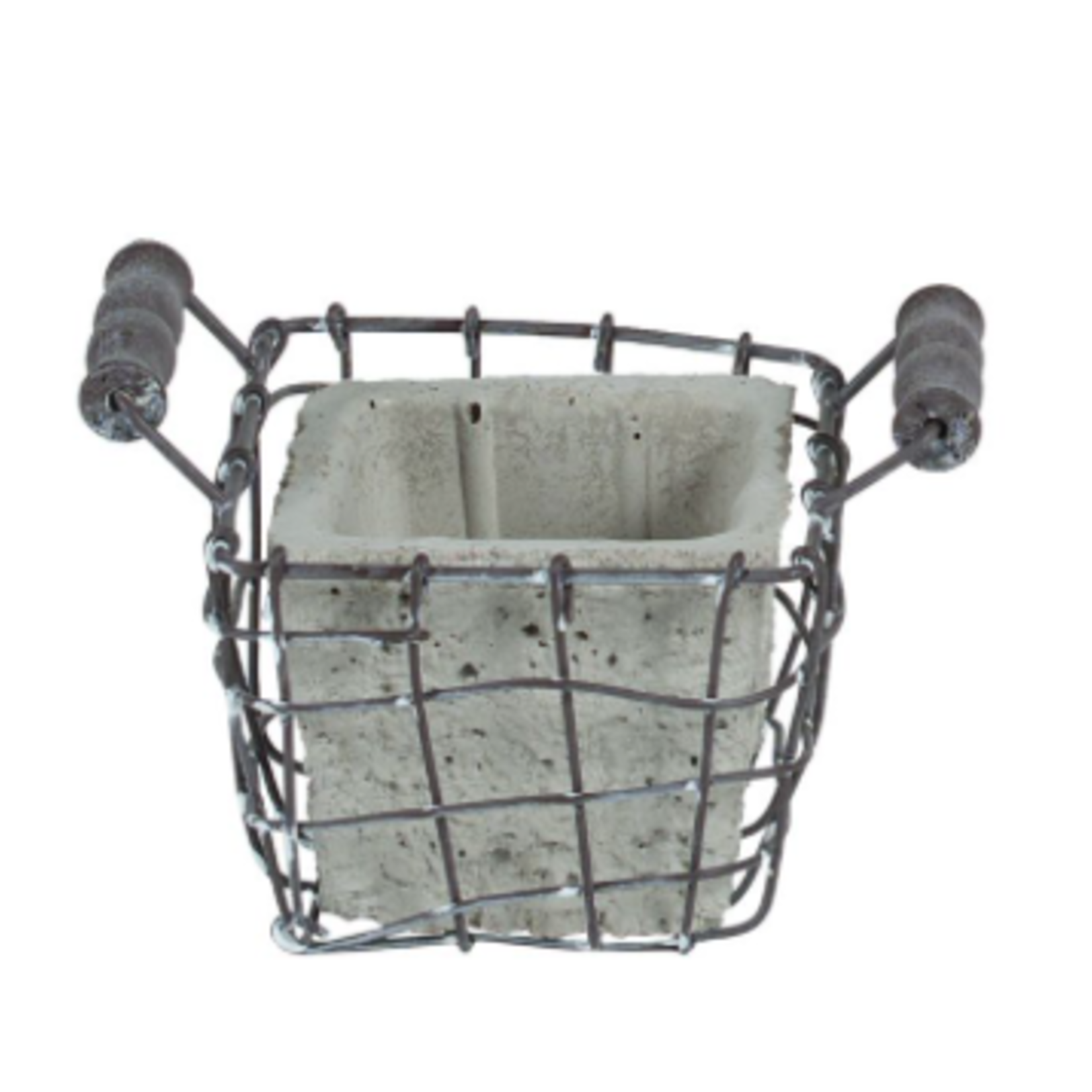 50% off was $8 now $4. 5.25’’ X4X4, SQUARE METAL W CMT INSERT,