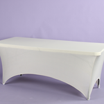 SPANDEX 6’ REC TABLE COVER 72"L X 30"W X 29"H