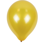 12’’ GOLD LATEX METALLIC BALLOON, 72