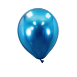 12’’ BLUE CHROME BALLOON, 50 PCS