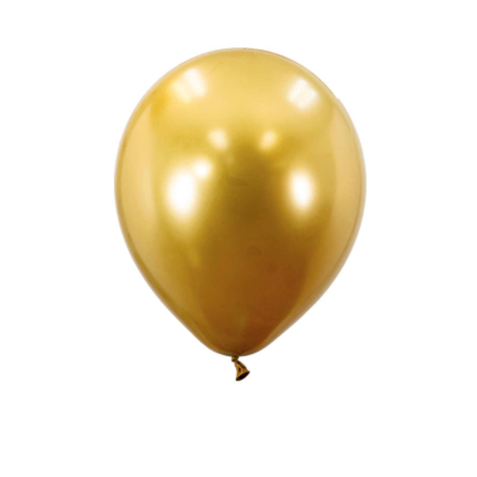 GOLD 5’’ CHROME BALLOONS, 50 PCS