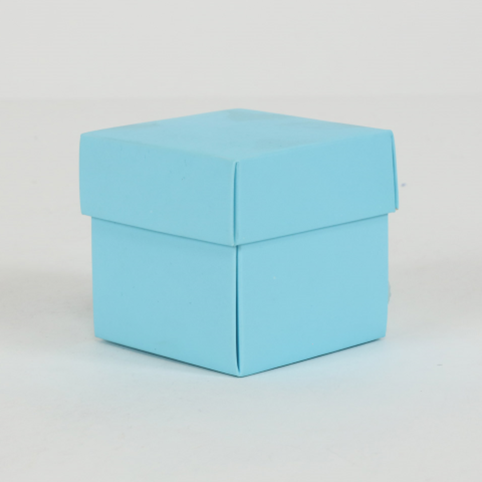 2'' CUBE PAPER GIFT BOX, BLUE, 24 PCS