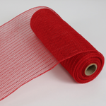 10’’ X 10 YDS RED METALLIC MESH