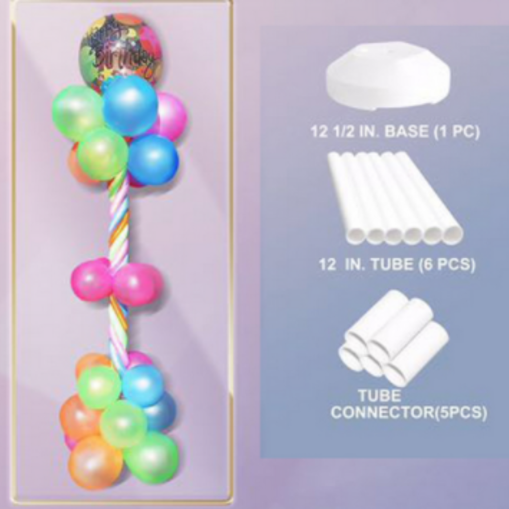 Balloon Column, 72’’ , 12.5’’ BASE