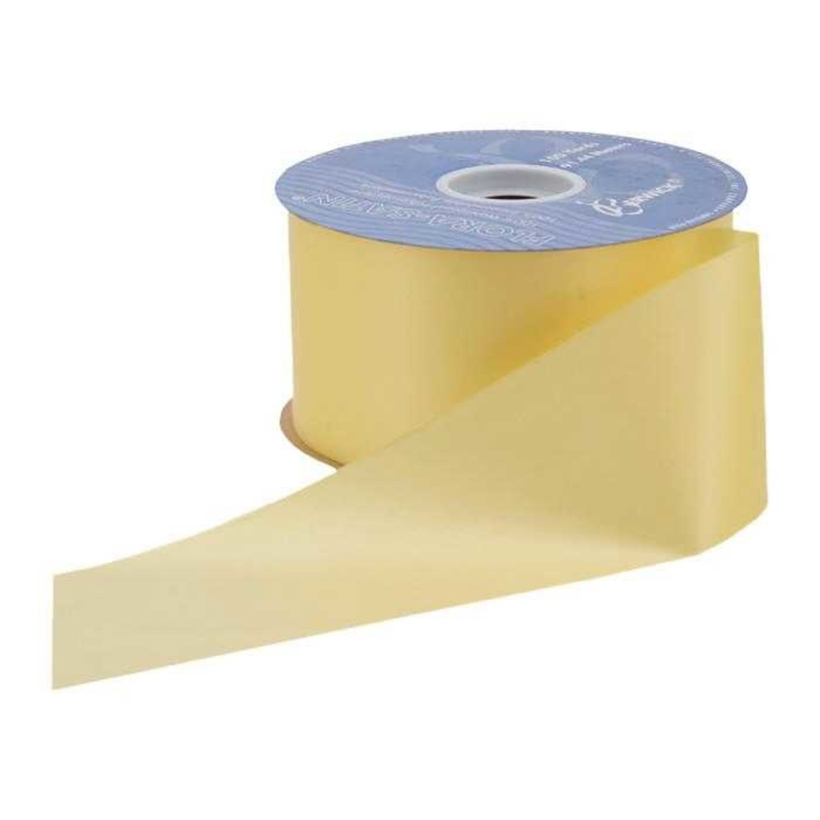 5/8"  100 YD #3 RIBBON, PASTEL YELLOW