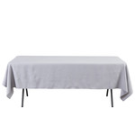 60 X 126’’ RECTANGULAR SILVER TABLECOVER reg $11.99