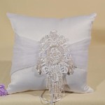 IV RING PILLOW W LACE, REG $23.99, 50% OFF