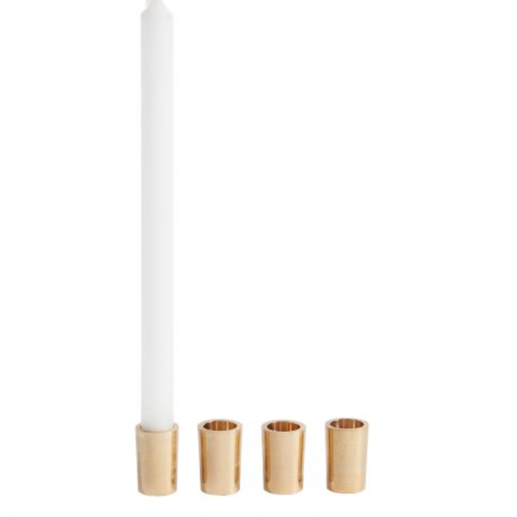 1.75"H X 1" TUNE CANDLE STICKHOLDER SOLD IN PACKS OF 4PCS