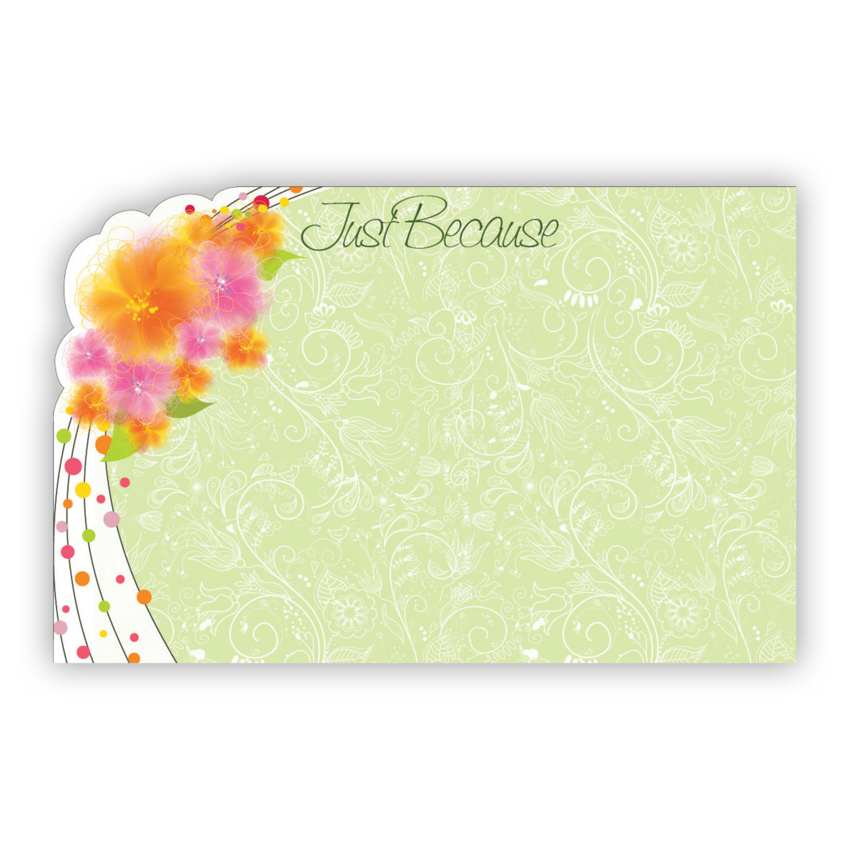 Just Because 3 1/2″ x 2 1/4″