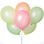 10 12’’ NEON BALLOONS, reg $1.99