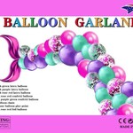 BALLOON GARLAND, PINK MERMAID, 120, reg $14.99