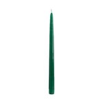 Taper Candles (Cello Wrapped) 12 INCH  HOLIDAY GREEN