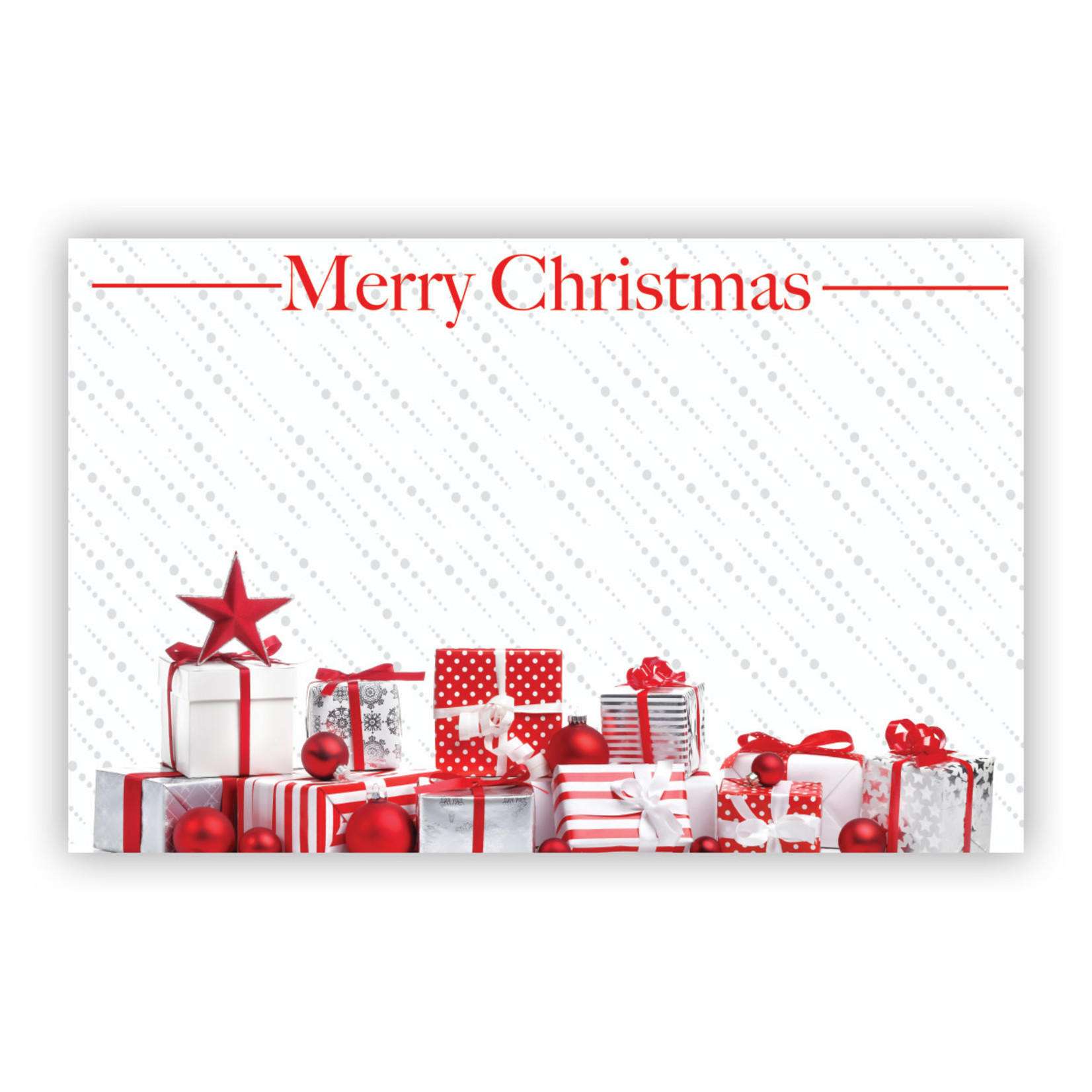 "Merry Christmas" : Red & Silver gifts