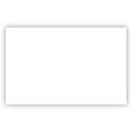 3 1/2″ x 2 1/4″ Single Panel White - Plain White Back