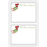 “WITH DEEPEST SYMPATHY”DUPLICATE CARD3 1/2″ x 5 1/2″