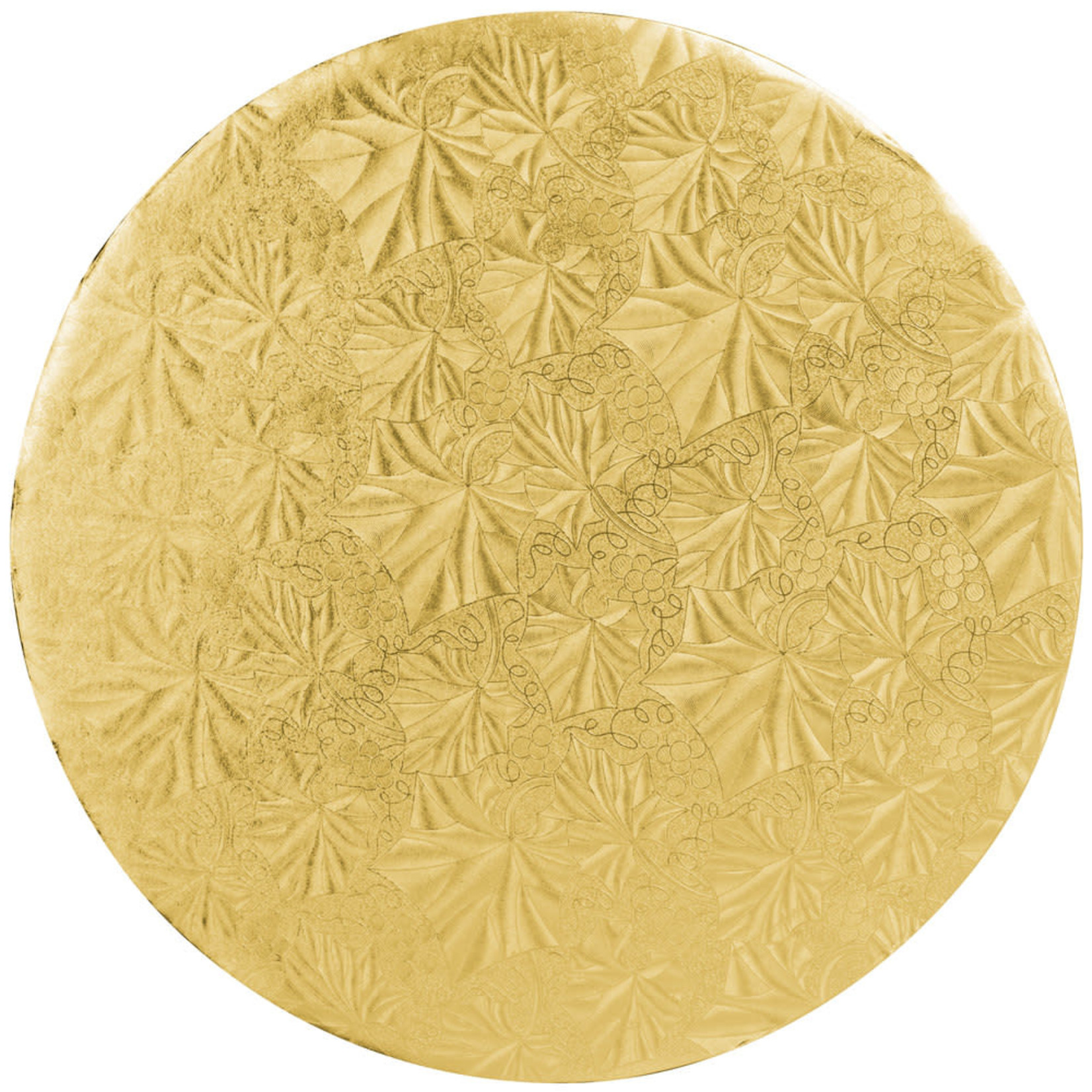Corrugated Gold Round Cake Boards 10""  X 1/2""