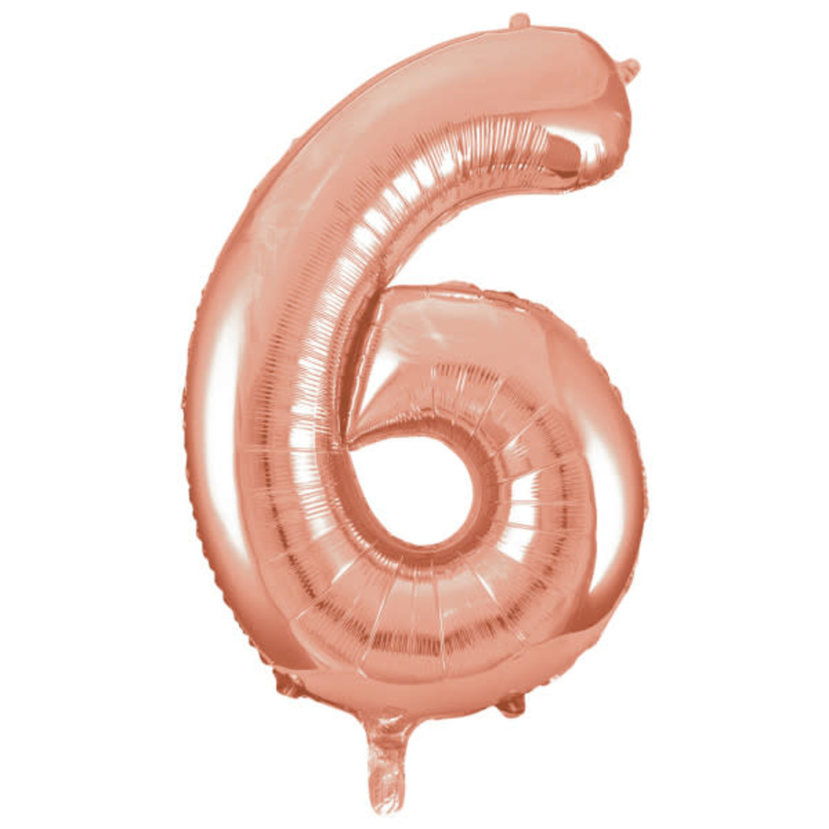 34’’ ROSE GOLD FOIL BALLOON NUMBER-6