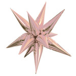 ROSE GOLD 3D STAR BALLOON 27.56"