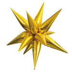GOLD 3D STAR JUMBO BALLOON 39.37"