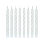 24 SPIRAL BD CANDLE, WHITE
