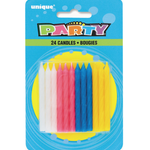 24 TWIST BDAY CANDLES