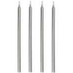 5’’ SILVER CANDLES, 12PCS