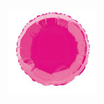 18"" Round Foil Balloon Bulk - Hot Pink